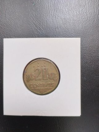 Monedas de Perú 50 y 20 céntimos