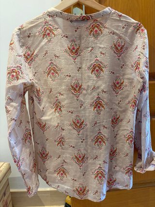 Camisa Trucco Beige y Rosa