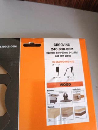 Disco de sierra CMT GROOVING 150mm