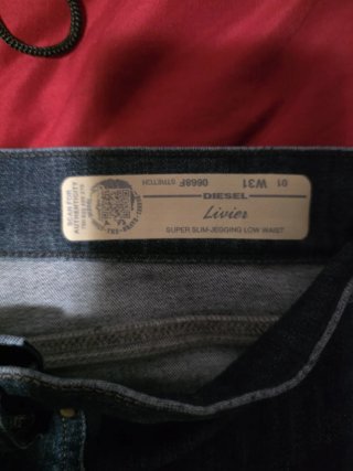Pantalón Diesel Azul Original USA
