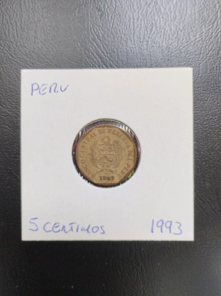 Monedas de Perú 5 y 10 céntimos