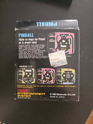 Nintendo Pinball Versione Spagnola NES