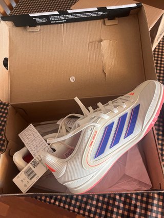 Zapatillas Adidas Copa Indoor Azul Blanco
