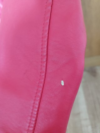 Chaqueta perfecto polipiel roja