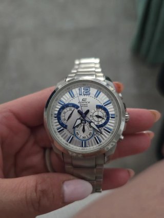 Reloj Casio Edifice Plata Cronógrafo