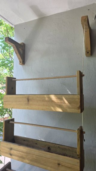Jardinera Vertical Madera Hortalia Leroy Merlin
