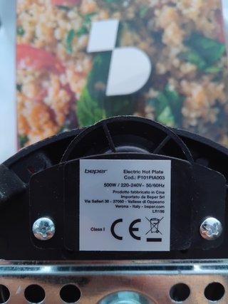 Mini cocina eléctrica Beper 500W