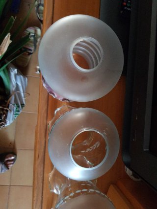 Tulipas de cristal varios tamaños