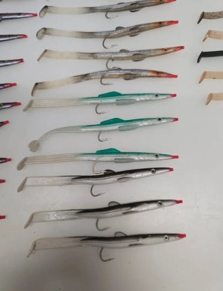 Perfeel Sandeel Iscas de Pesca (Lote)