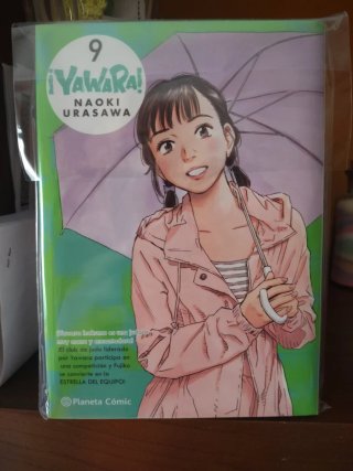 YAWARA! Los 9 tomos publicados hasta ahora.