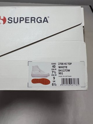 Superga plataforma blancas talla 40