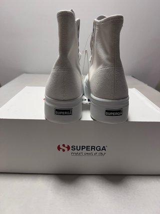 Superga plataforma blancas talla 40