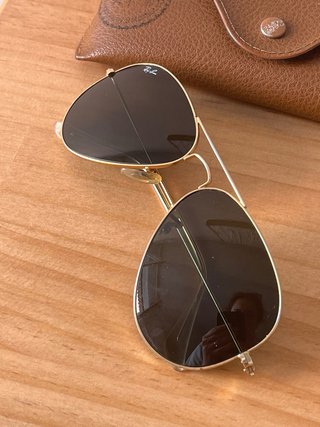 Gafas Ray-Ban Aviator Dorado y Negro