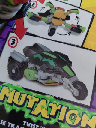 Tortugas Ninja Raphael Coche Mutante