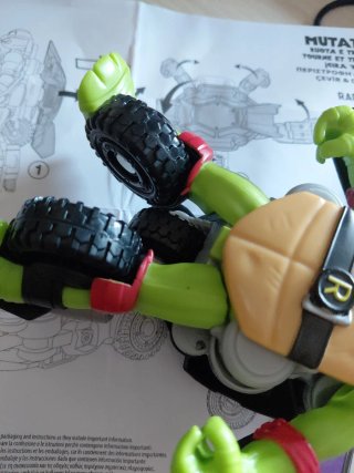 Tortugas Ninja Raphael Coche Mutante