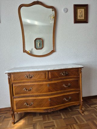 Conjunto Dormitorio madera maciza 4 puertas