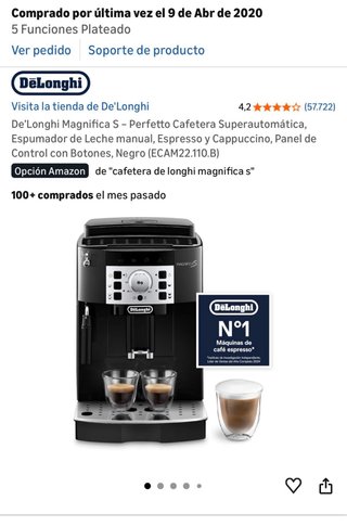 Cafetera DeLonghi Magnifica S