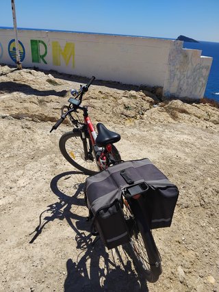 Bicicleta Eléctrica Roja