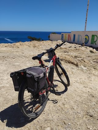 Bicicleta Eléctrica Roja