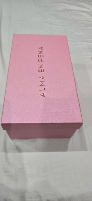 Caja zapatos Alma en Pena rosa