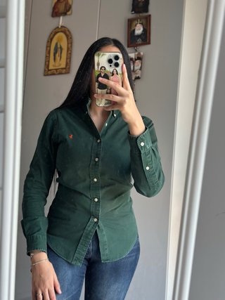 Camicia Ralph Lauren Donna Verde