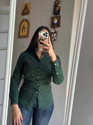 Camicia Ralph Lauren Donna Verde