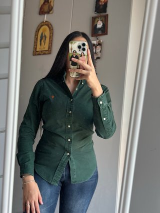 Camicia Ralph Lauren Donna Verde