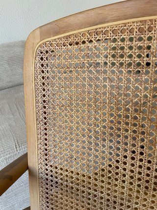 Butaca Zara Home Teca y Ratán