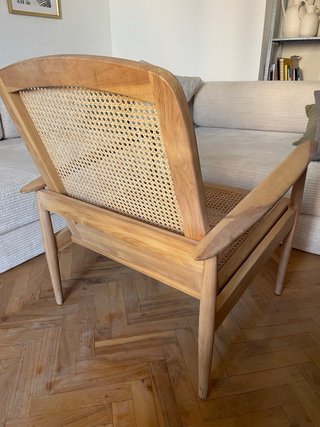 Butaca Zara Home Teca y Ratán
