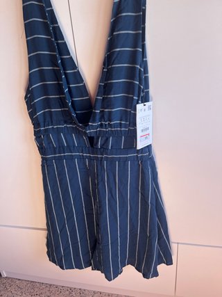 Mono corto rayas azul Talla S