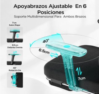 Silla ergonómica Hbada en perfectas condiciones