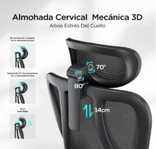 Silla ergonómica Hbada en perfectas condiciones