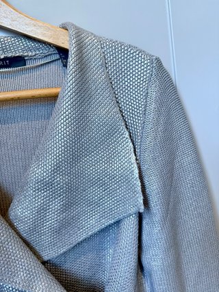 Chaqueta Esprit plateada talla S
