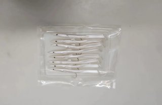 Amostras de pesca Sandeel Branca