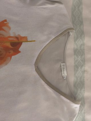 Camiseta manga larga flores Blankart