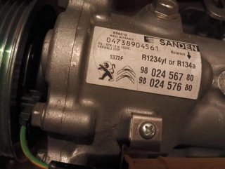 Compresor A/A Citroën/Peugeot 1611587380