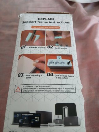 Regleta 5 enchufes con interruptor