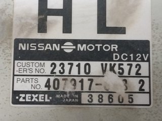23710vk572 centralita motor nissan pick-up 456836