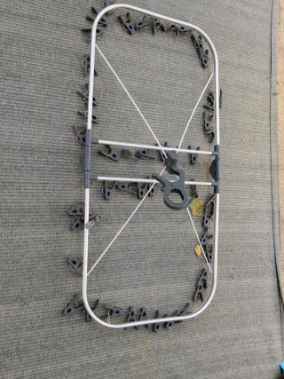 Tendedero plegable para caravana/autocaravana