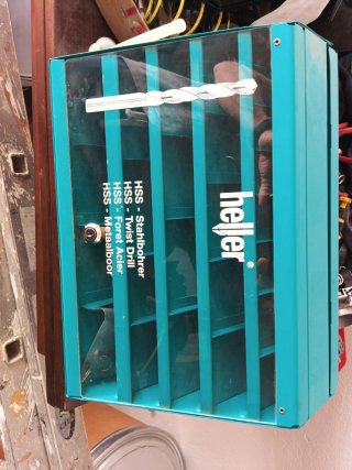 Maletín HSS Heller para brocas