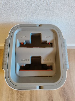 Mopa con cubo doble depósito