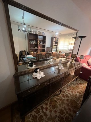 Salón completo vintage madera