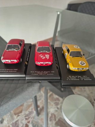 3 modellini Alfa Romeo Giulia GT 1/43
