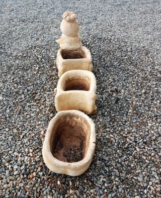 Macetero figura jardin