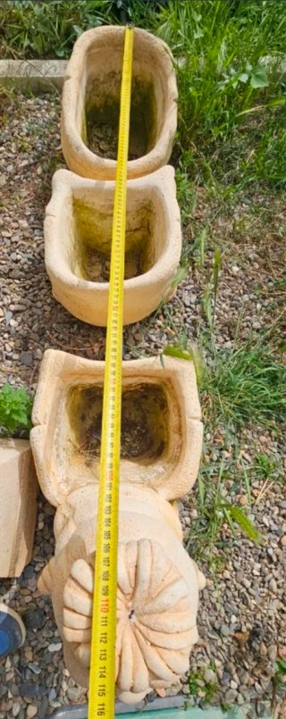 Macetero figura jardin