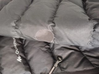 Chaqueta de plumas Quechua negra