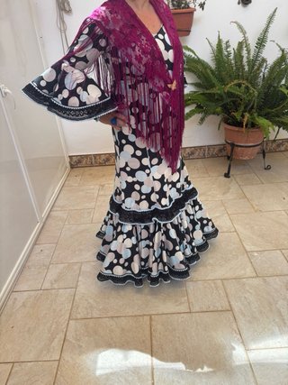 Vestido Flamenca Lunares Multicolor