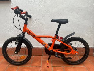 Bicicleta Infantil Btwin Robot 500 Naranja