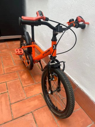 Bicicleta Infantil Btwin Robot 500 Naranja