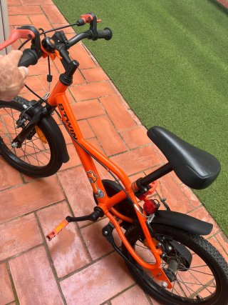 Bicicleta Infantil Btwin Robot 500 Naranja